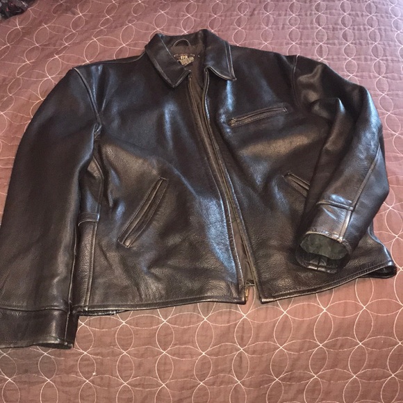 rl leather jacket